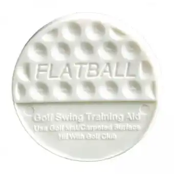 Walmart GARENDE 5xGolf Swing Practice Ball Golfer Gift Flat Golf Ball for Home Backyard Indoor offer