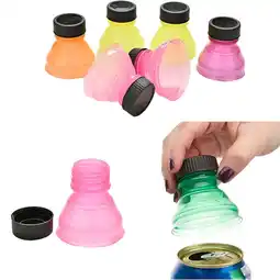 Walmart VOSS 6Pcs Soda Saver Pop Beverage Can Cap Flip Bottle Top Lid Protector Snap On offer