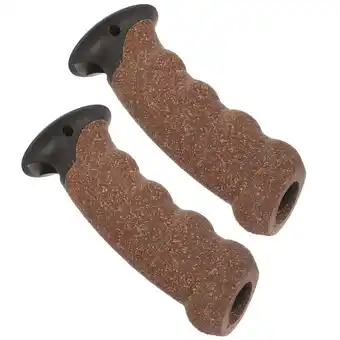 Walmart 2pcs Trekking Pole Handle Cork Hiking Pole Grip Cork Walking Stick Handle Replacement Cork Handle offer