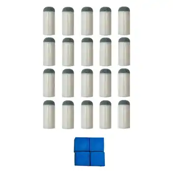 Walmart yotijay 20 Pieces Slip on Pool Cue Tips Practical Parts s Billiard Pool Cue Tips 10 mm offer