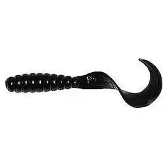 Walmart Mister Twister TTSF20-3 Teenie Curly Tail Grub, 2, Black, 20/Pack - TTSF20-3 offer