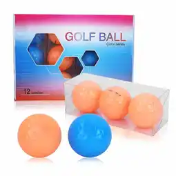 Walmart 12 pcs Colorful Golfball Two-layer Women Practice Balls Indoor Outdoor Training Aids offer