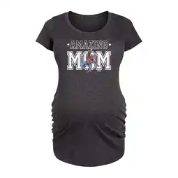 Walmart Marvel Spider-Man - Amazing Mom - Maternity Scoop Neck Graphic T-Shirt offer