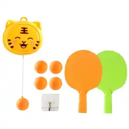 Walmart amleso Hanging Table Tennis Set Tennis Practice Equipment Girls Kids Adults Tiger 2 5 Ball offer