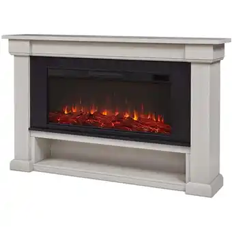 Walmart Real Flame Bristow 48’’ x 30’’ Freestanding Electric Fireplace offer