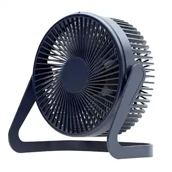 Walmart Summer Savings Small Usb Fan Desktop 5 Inch Plug-In Mute Desktop Small Electric Fan Dark Blue-A offer