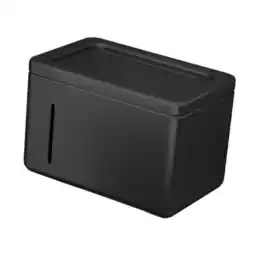 Walmart jicheng Bathroom Tissue Box Creative Restroom Tissue Holder for Toilet Restroom Home Black offer