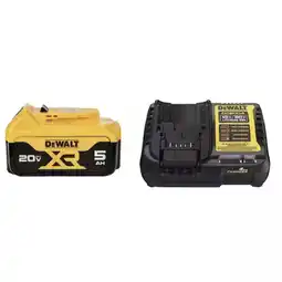 Walmart DEWALT 20-Volt Maximum XR 5.0 Ah Battery Pack and Charger (DCB205C) offer