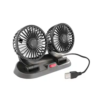 Walmart Vikakiooze Universal Adjustabl USB Dual Fan Summer Outdoor Portable Fan For Car Home Daily Use offer