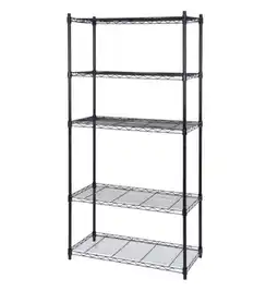 Walmart Lorelia 5 Tiers Shelving Storage Rolling Carts Unit Organizer Heavy Duty offer