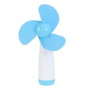 Walmart OUNONA YGH365B Battery Powered Soft Blades Mini Handheld Fan Cooling Fan (Blue) offer