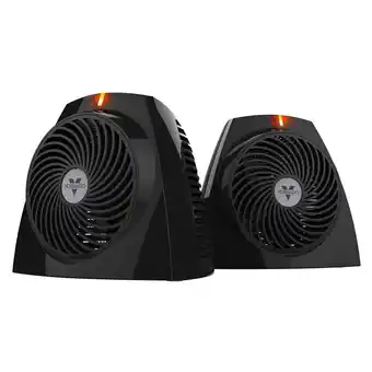 Walmart Vornado VH203 Personal Space Heater, 2-Pack, Black offer