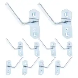 Walmart BERTDOMD 10pcs Socket Wall Mount Garage Storage Hook Garage Hanger Wall Mounted Wall Hanger offer