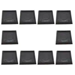 Walmart HOMEMAXS 10pcs Caster Cups Chair Leg Covers Non Skid Furniture Pads offer