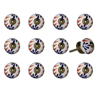 Walmart Knob-It Vintage Hand Painted Cabinet Drawer Knobs 12 Piece Antique Style 14 offer