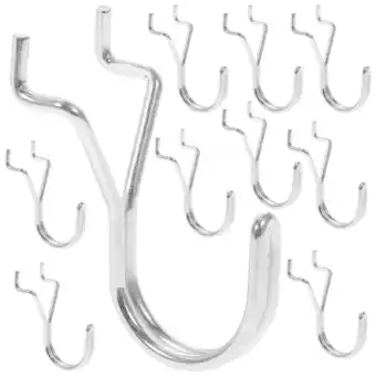 Walmart ITSELFER 10pcs Pegboard Hooks Hanging Hooks Garage Utility Hooks Tool Storage Craft Hooks offer