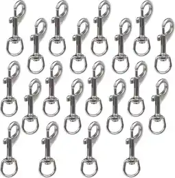 Walmart 20PCS Swivel Eye Bolt Snap Hook Alloy Swivel Snap Hook for Ropes Chain offer