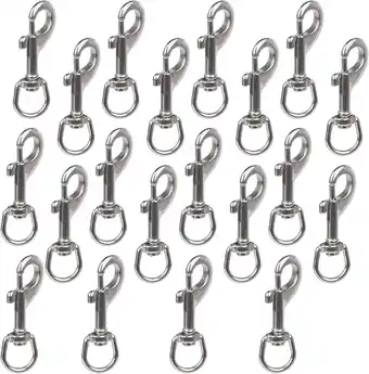 Walmart 20PCS Swivel Eye Bolt Snap Hook Alloy Swivel Snap Hook for Ropes Chain offer