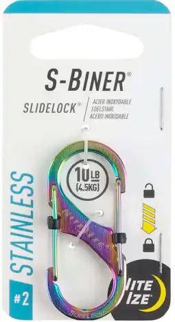 Walmart Nite Ize S-Biner SlideLock Stainless Steel Carabiner #2 - Spectrum offer