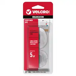 Walmart Velcro Brand Sticky Back 18In X 3/4In Roll White offer