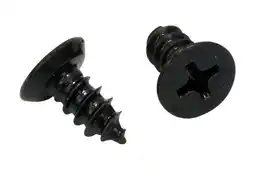 Walmart Bolt Dropper #8 x 3/8'' Black Screws, Stainless Flat Head Phillips Wood Screw (25 pc) offer