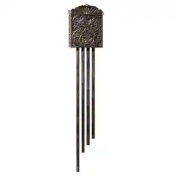 Walmart Craftmade Westminster Carved Long Chime in Hand Painted Renaissance Crackle - Silver offer