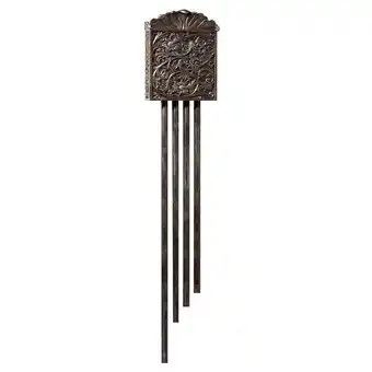 Walmart Craftmade Westminster Carved Long Chime in Hand Painted Renaissance Crackle - Silver offer