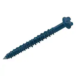 Walmart Hillman Tapper 1/4 in. D X 3-3/4 in. L Steel Hex Head Concrete Screw Anchor 100 pk offer