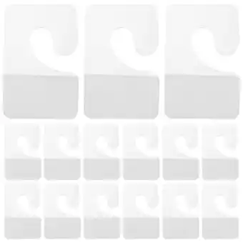 Walmart ITSELFER 200Pcs Self Adhesive Hang Tabs Hooks Clear Hangers for Retail Store Display Pegboard offer