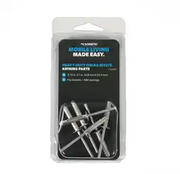 Walmart Dometic 113008P Oscar Rivet 3/16 inch by 1 Inch Pack of Six offer