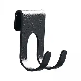 Walmart TISHITA 5xUtility Hook Wall Hangers Wall Adhesive Shower Hooks for Pantry Hotel Closet Black 5 Pcs offer