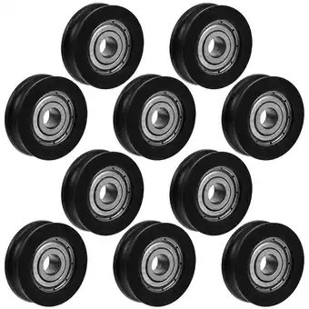 Walmart 10Pcs Sliding Barn Door Wheel Closet Hardwares Door Roller Cabinet Window Pulley offer