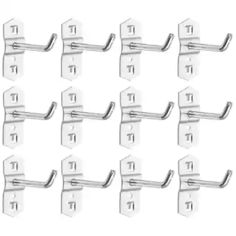 Walmart LEXSOMEO 12 pcs Pegboard Hooks Wall Pegboard Storage Hooks Metal Pegboard Hanging Hooks for Tools offer