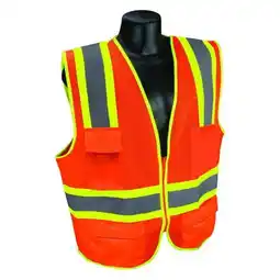 Walmart Condor High Visibility Vest,Orange/Red,XL 53YM27 offer