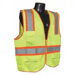 Walmart Condor High Visibility Vest,Yellow/Green,XL 53YM51 offer