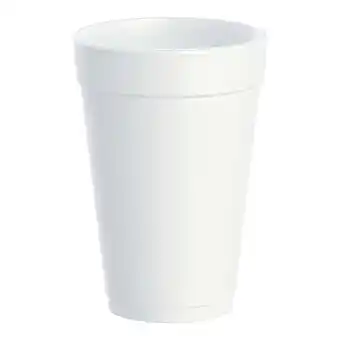 Walmart Dart Disposable Insulated Drinking Cup White Styrofoam 16 oz. 1000 Ct 16J16 offer