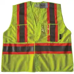 Walmart Condor Safety Vest,Yellow/Green,L/XL,Polyester 491T09 offer