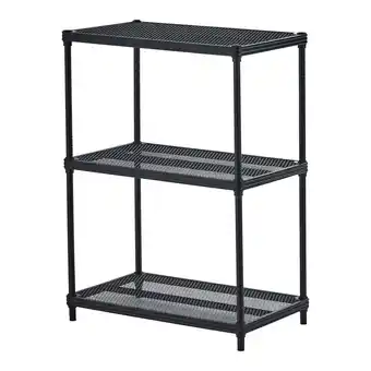 Walmart Open Box Design Ideas 3 Tier Full-Size Metal Storage Shelving Unit Rack, Black offer