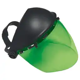 Walmart SAS Safety 5147 Impact-Resistant Deluxe Green Face Shield offer