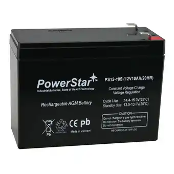 Walmart 12v 10Ah SLA Rechargeable Battery - F2 Terminals offer