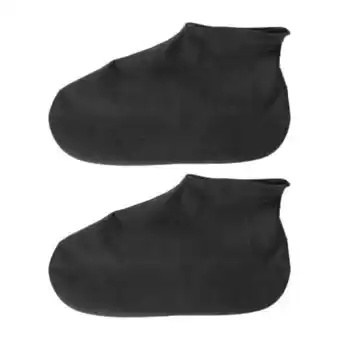 Walmart GARENDE 4xRain Boots Latex Snow Boots Rain Shoe Covers for Adults Kids Cycling Fishing Black M offer