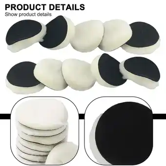 Walmart Huajunming 10Pcs 3/4/5/6/7Inch Woolen Polishing Buffer Pads Heavy Cut Pads For Car Polisher,3Inch offer