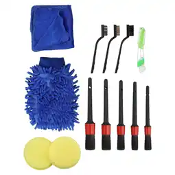 Walmart Goodhd 13Pcs Car Cleaning Kit Detailing Brush Cleaning Gloves Car Cleaner Brush Set offer