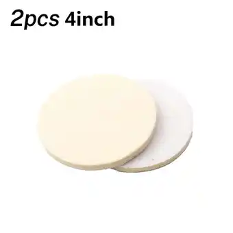 Walmart 2pcs Wool Felt Polishing Pad Wheel for Glass Stainless Steel Polish Repair Tool Abrasive Tools 4inch offer