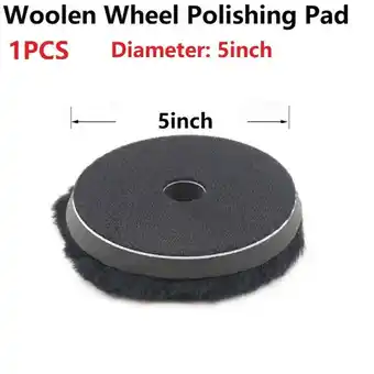 Walmart 5/6inch Wool Pad for DA Polisher Adhesive Polishing Pad Woolen Wheel AU-FAST offer