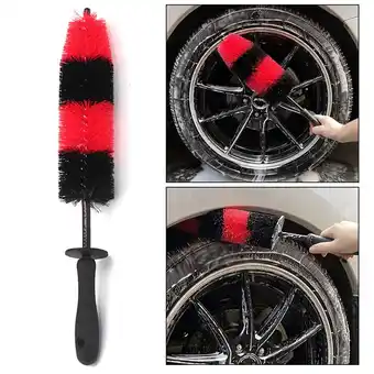 Walmart BAGUER Car tire cleaning brush wheel rim cleaning brush elastic wire car wash brush offer