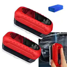 Walmart BAGUER Automotive Oil Film Cleaning Brush Glass Cleaning Board For Windshield And Towel offer