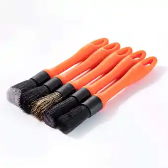 Walmart BAGUER 5pcs/Set Car Horse Hair Brush Set Dashboard Wheel Cleaning Accessories offer