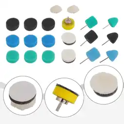 Walmart BAGUER 20X 1IN Buffing Polishing Pads Mini Detail Polishing Pads Set Polisher Pad offer