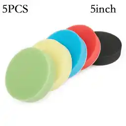 Walmart Goodhd 5Pcs 3/4/5/6/7Inch Flat Sponge Buffer Buffing Pad Polishing Pad Kit Car Polisher--5Inch offer